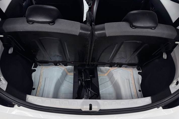 Hvid Toyota Aygo fra 2017