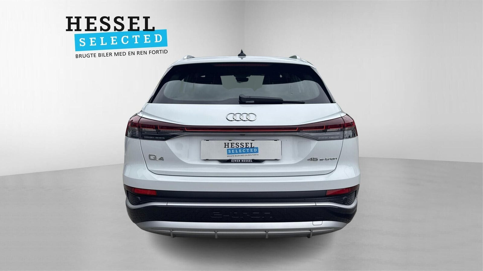 Hvid Audi Q4 e-tron fra 2024