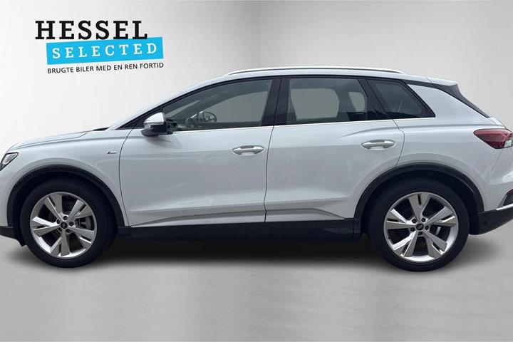 Hvid Audi Q4 e-tron fra 2024