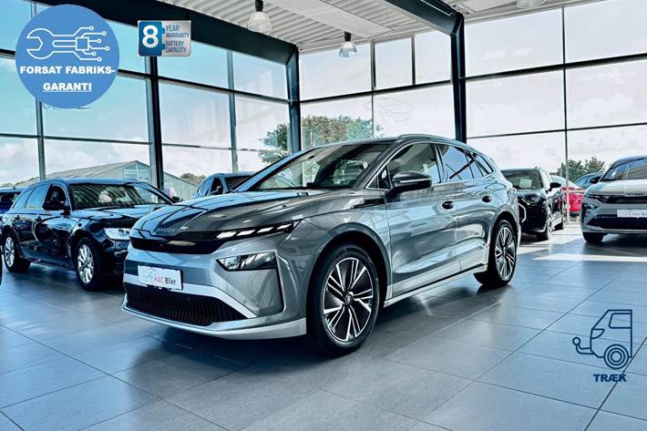 Grå Skoda Enyaq fra 2026