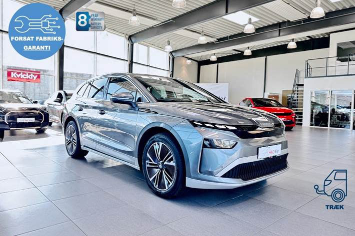 Grå Skoda Enyaq fra 2026