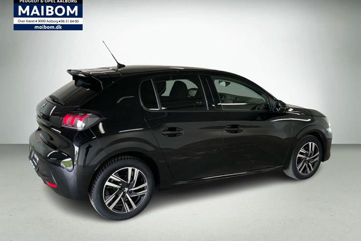 Sort Peugeot 208 fra 2022