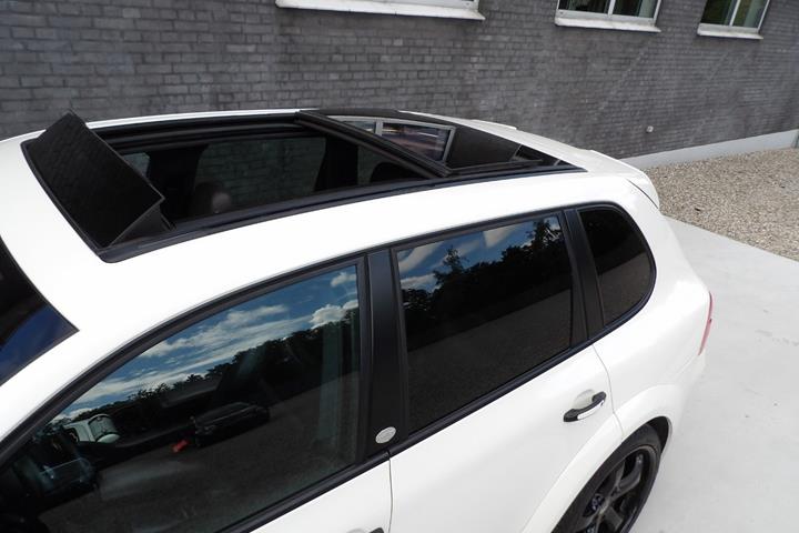 Hvid Porsche Cayenne Turbo fra 2008