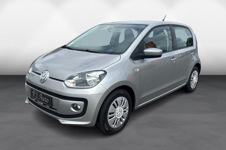 Grå VW UP! fra 2015 set udefra