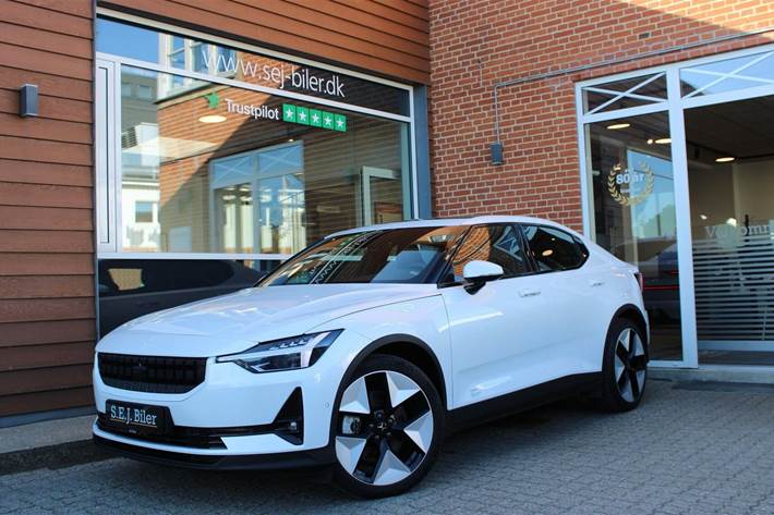 Hvid Polestar 2 fra 2023