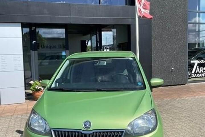 Grøn Skoda Citigo fra 2013