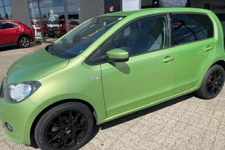 Grøn Skoda Citigo fra 2013