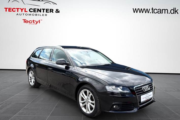 Sort Audi A4 fra 2008
