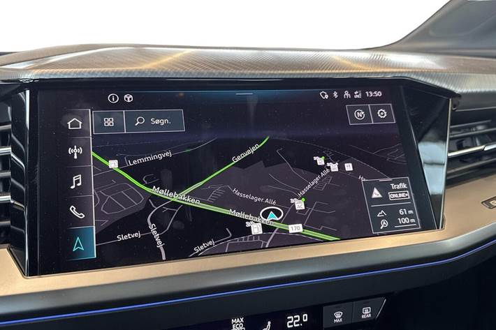 Sort Audi Q4 e-tron fra 2025