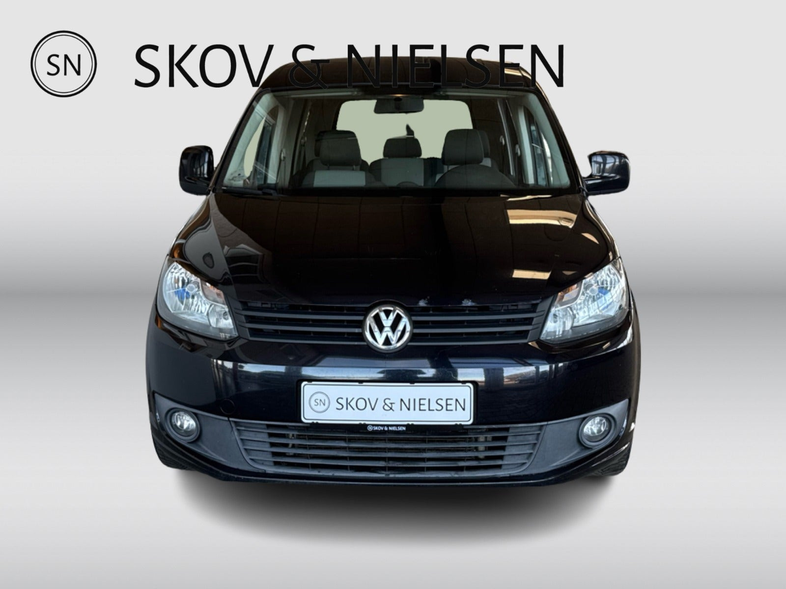Sort VW Caddy fra 2011