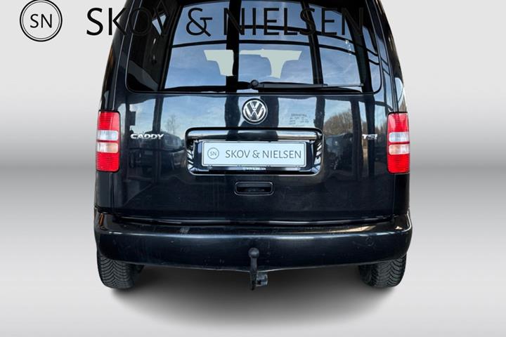 Sort VW Caddy fra 2011