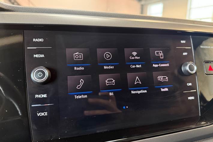 Sort VW Polo fra 2018