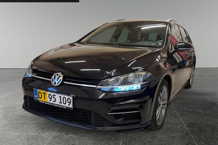 Sort VW Golf VII fra 2020