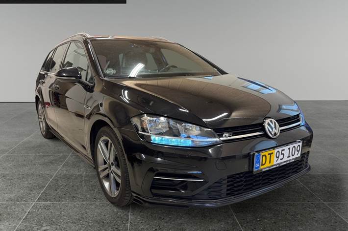 Sort VW Golf VII fra 2020