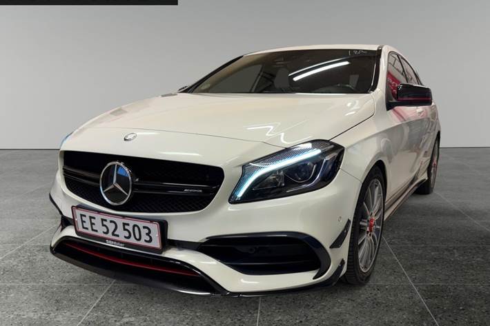 Hvid Mercedes A200 fra 2018