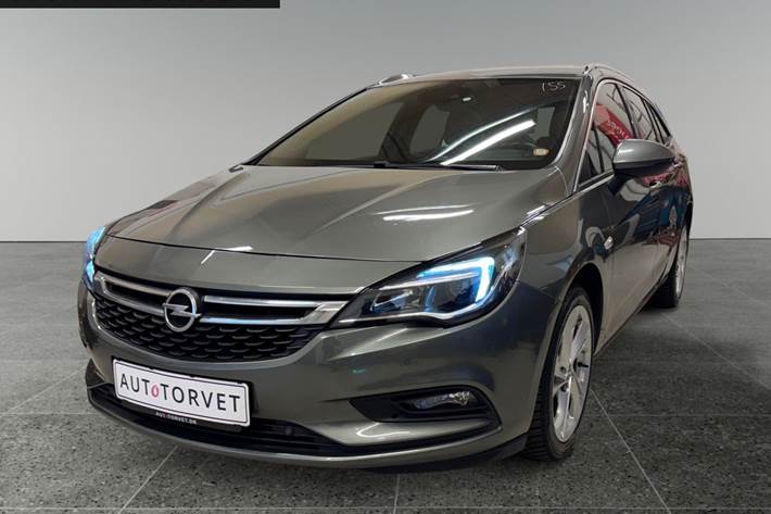 Grå Opel Astra fra 2017