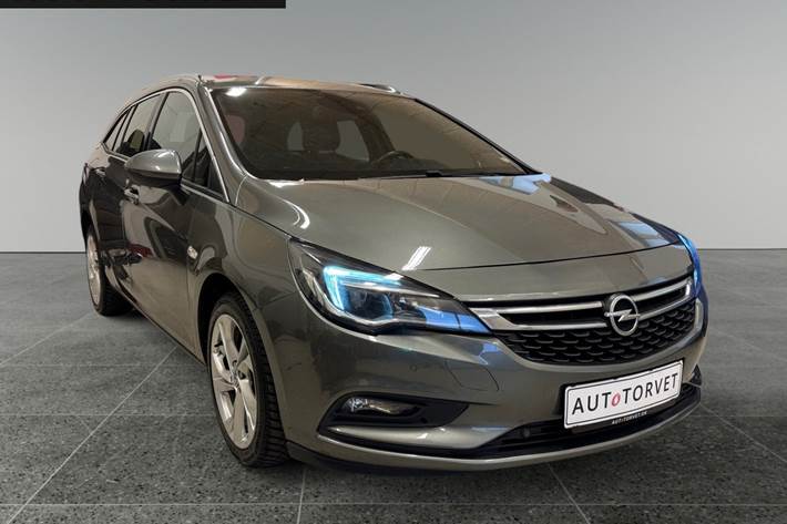 Grå Opel Astra fra 2017
