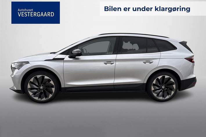 Grå Skoda Enyaq fra 2024