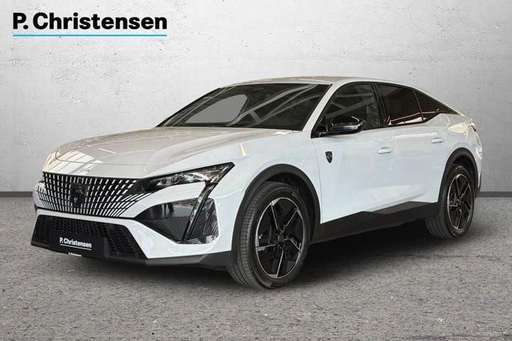 Hvid Peugeot e-408 fra 2025