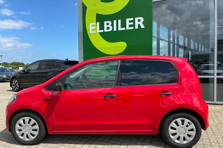 Rød Skoda Citigo fra 2017