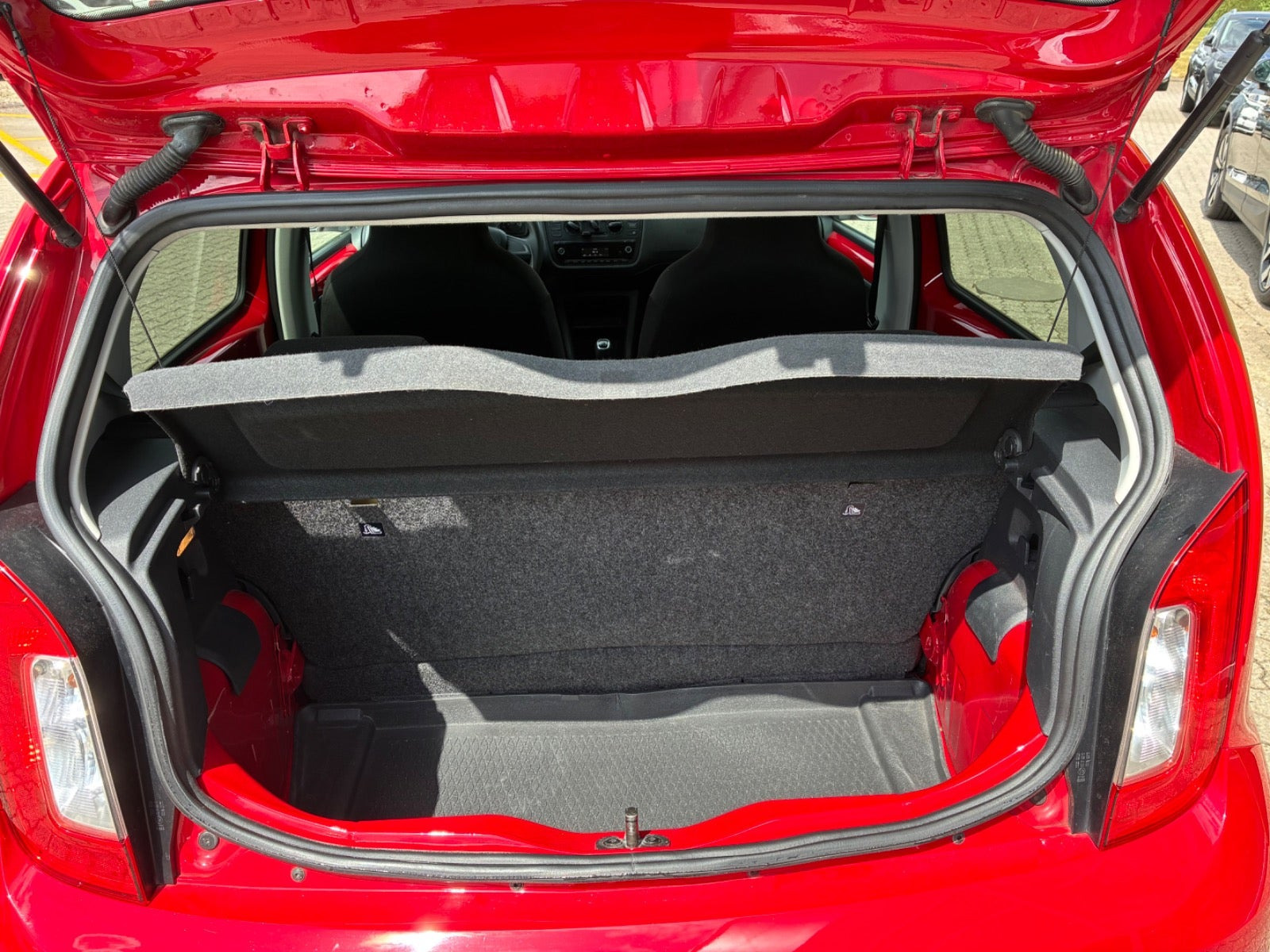 Rød Skoda Citigo fra 2017
