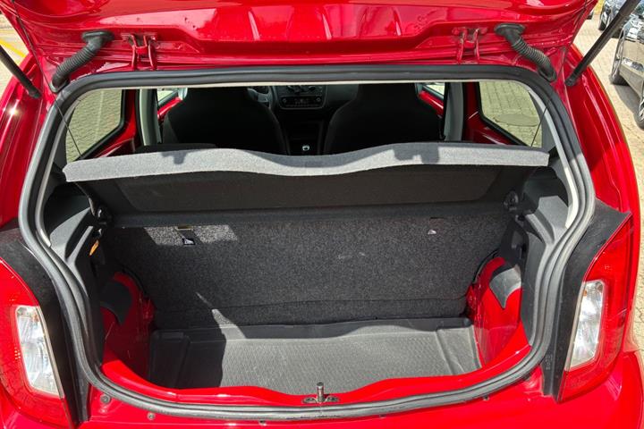Rød Skoda Citigo fra 2017