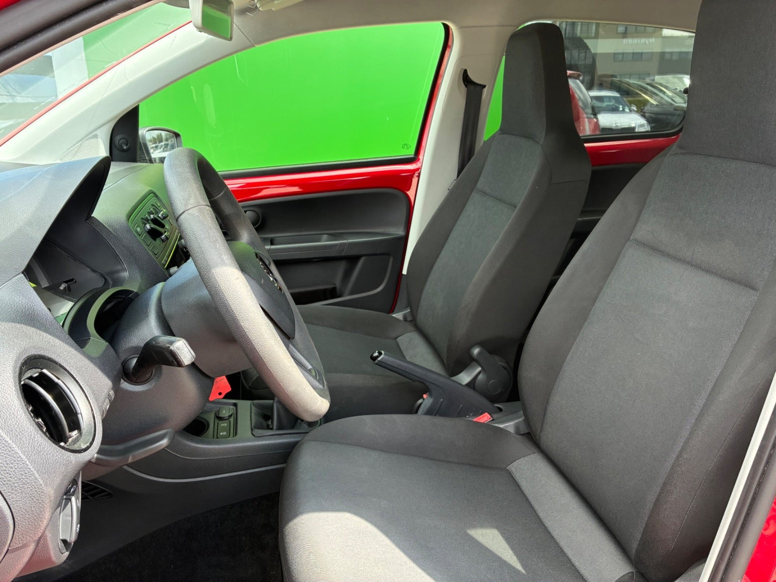 Rød Skoda Citigo fra 2017