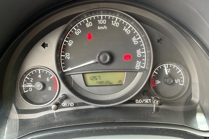 Rød Skoda Citigo fra 2017