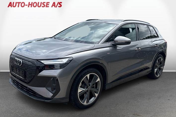 Grå Audi Q4 e-tron fra 2023