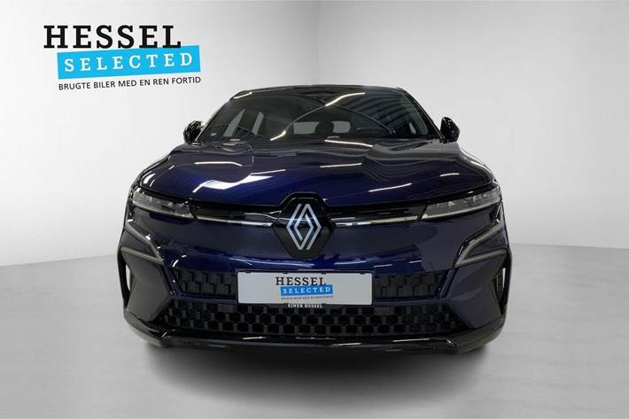 Blå Renault Megane E-Tech fra 2023