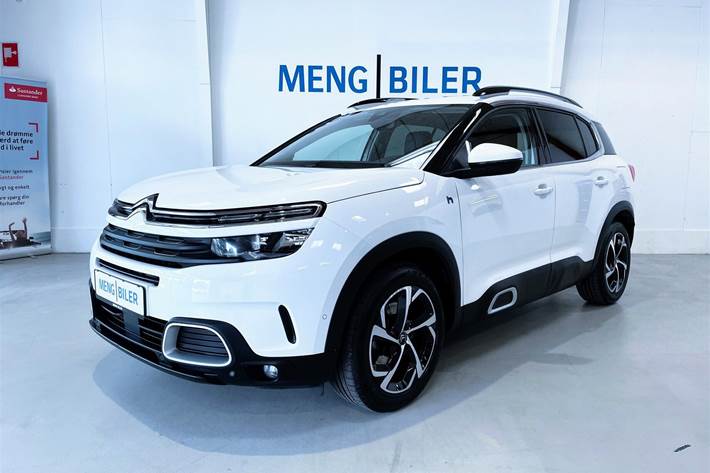 Hvid Citroën C5 Aircross fra 2020 set udefra