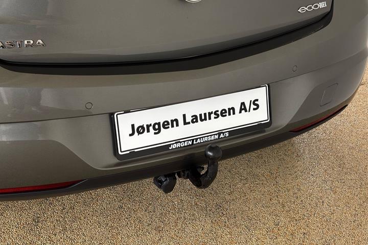 Sort Opel Astra fra 2017