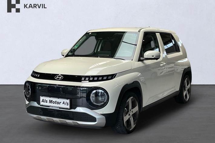 Hvid Hyundai Inster fra 2025