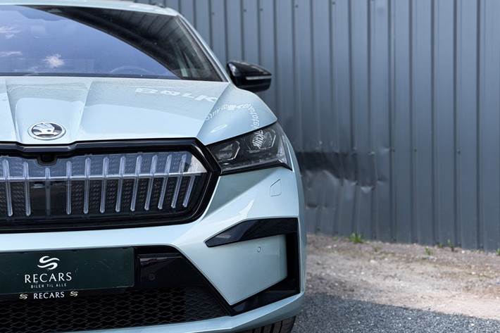 Grøn Skoda Enyaq fra 2022