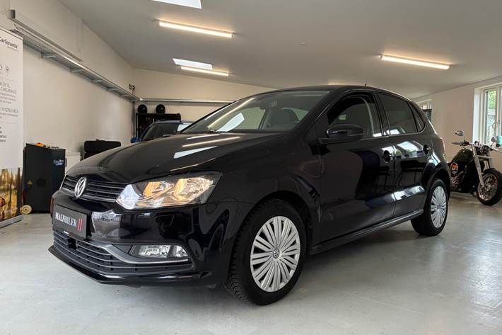 Sort VW Polo fra 2016