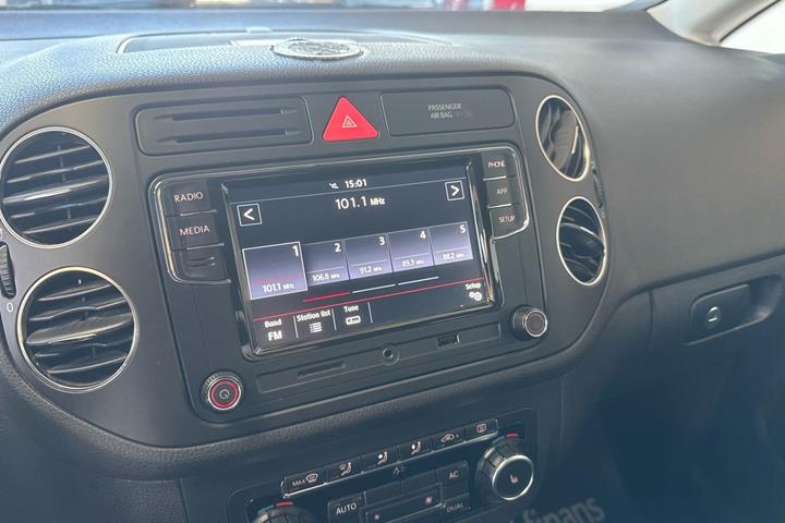 Sølv VW Golf Plus fra 2010
