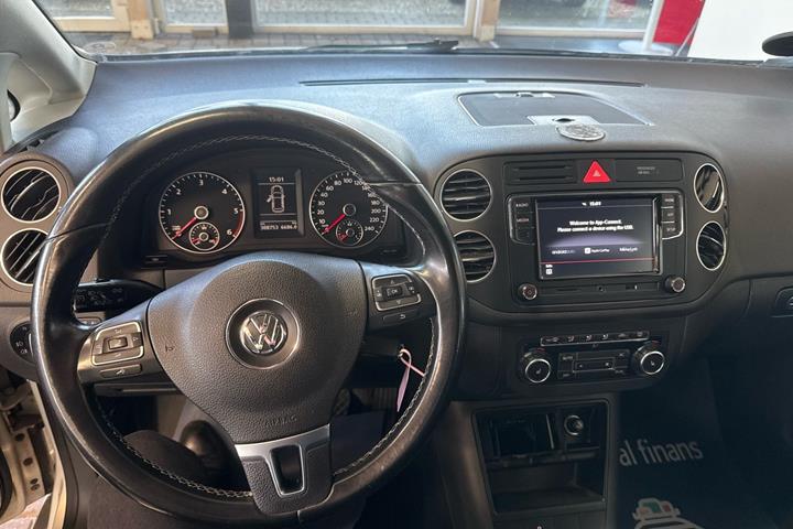 Sølv VW Golf Plus fra 2010