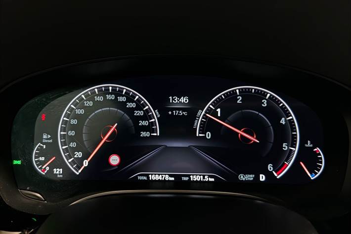 Sort BMW 530d fra 2018