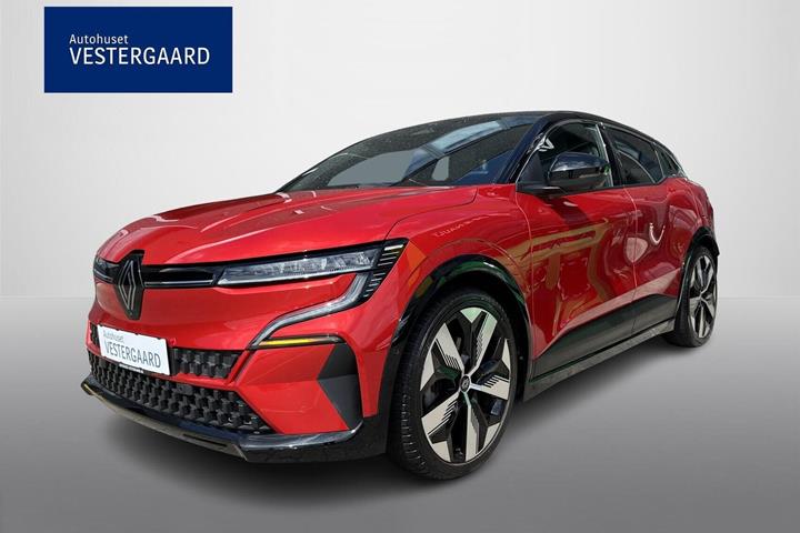 Rød Renault Megane E-Tech fra 2022