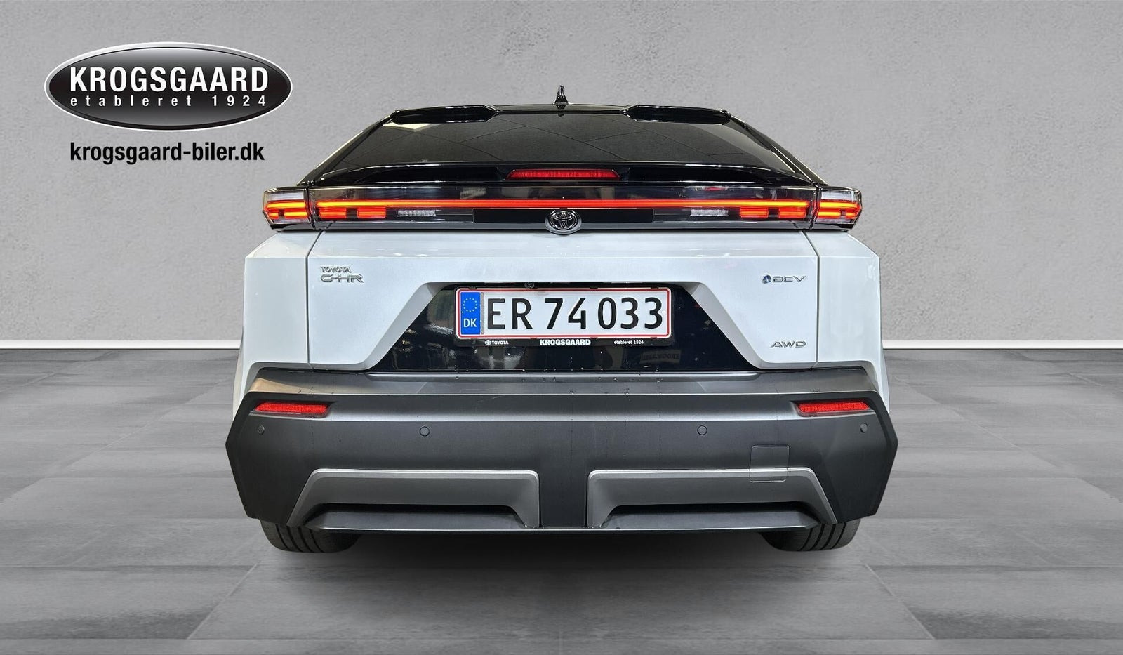 Hvid Toyota C-HR+ fra 2025