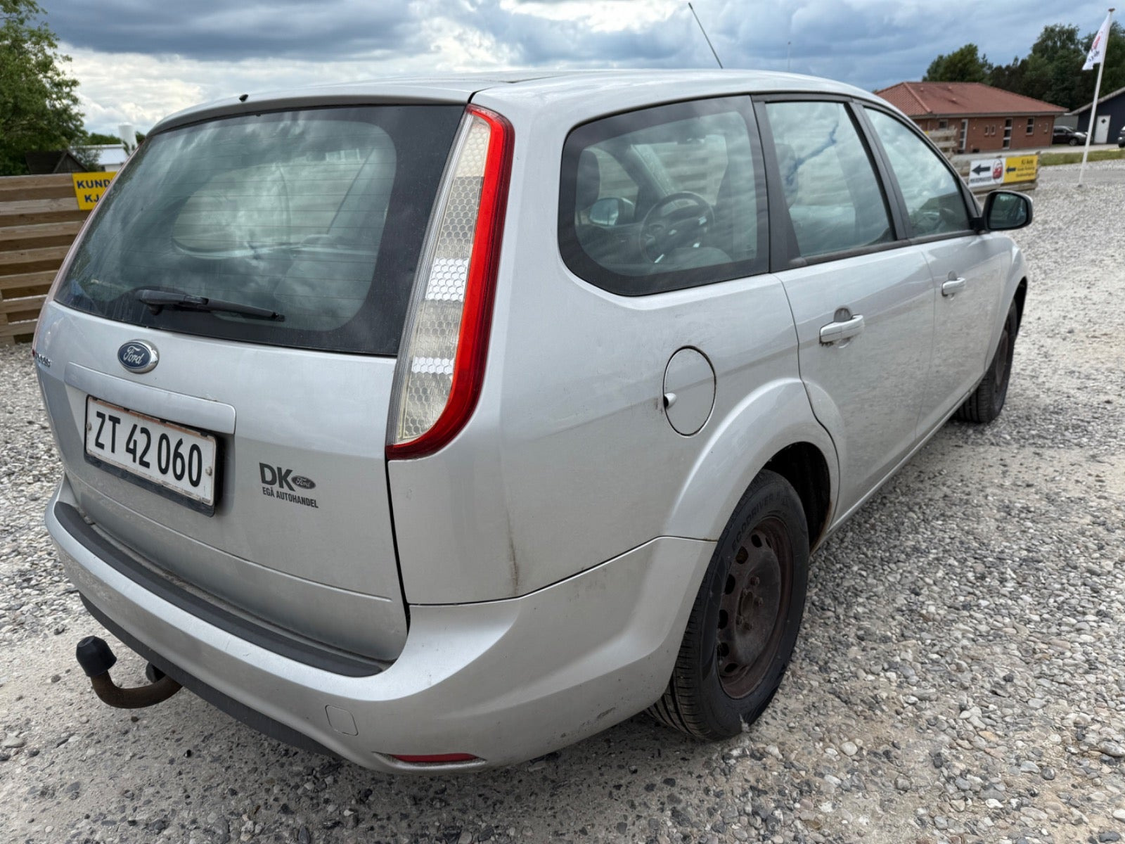 Sølv Ford Focus fra 2009
