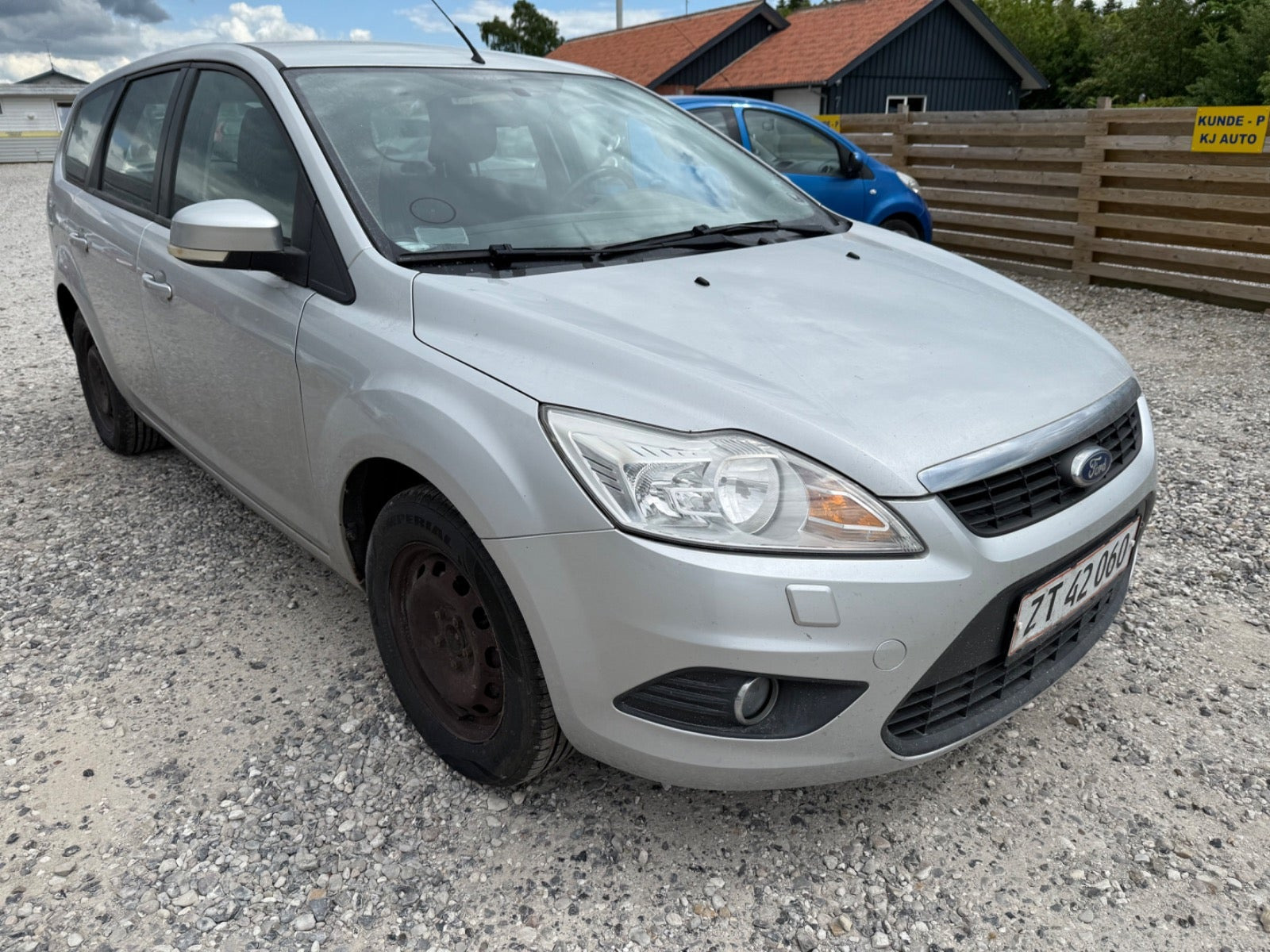 Sølv Ford Focus fra 2009
