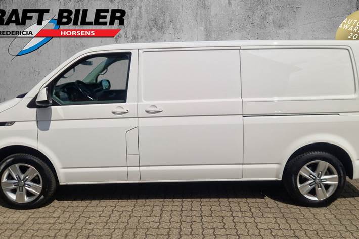 Hvid VW Transporter fra 2021