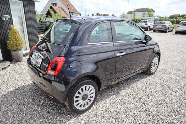 Sort Fiat 500 fra 2021