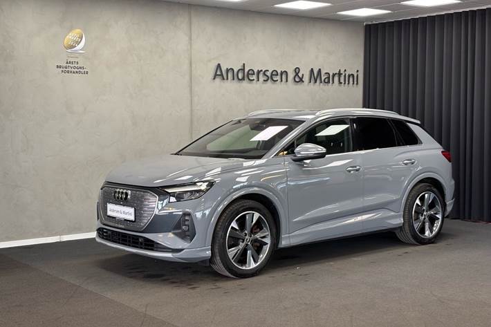 Grå Audi Q4 fra 2021