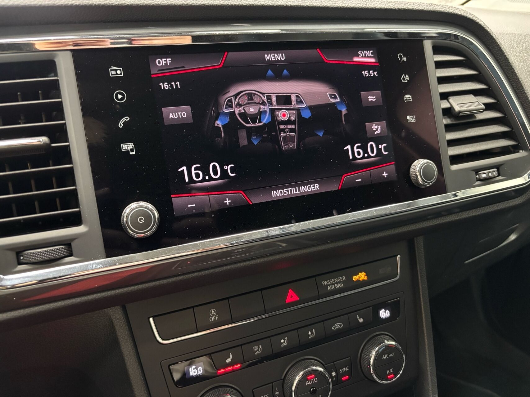 Sort Seat Ateca fra 2019