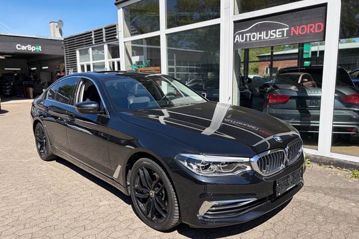 Sort BMW 530e fra 2019