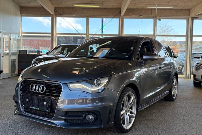 Grå Audi A1 fra 2012