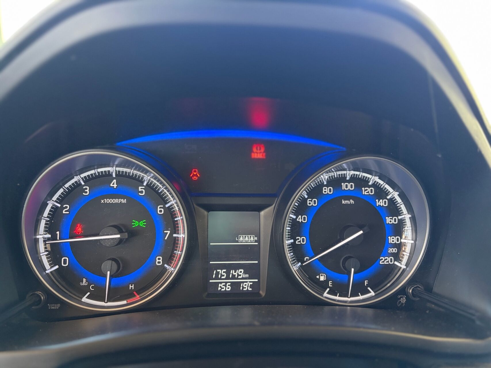 Blå Suzuki Baleno fra 2020