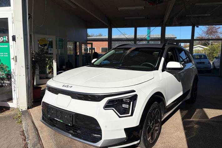 Hvid Kia Niro EV fra 2022